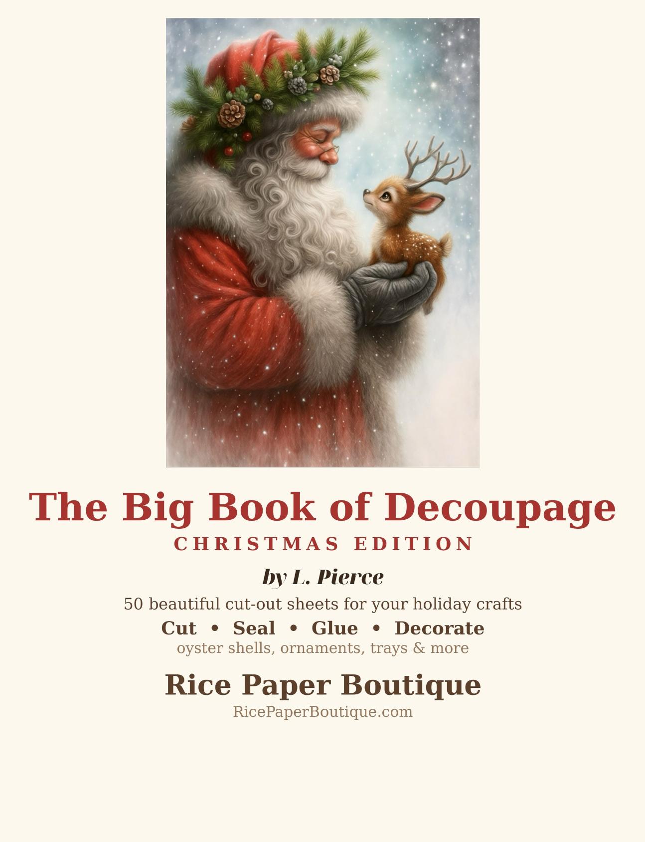 Christmas decoupage design preview 1