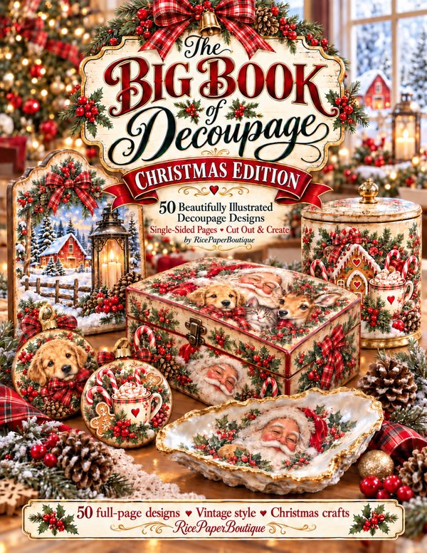 The Big Book of Decoupage: Christmas Edition