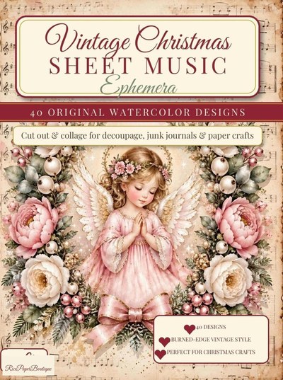 Vintage Christmas Sheet Music