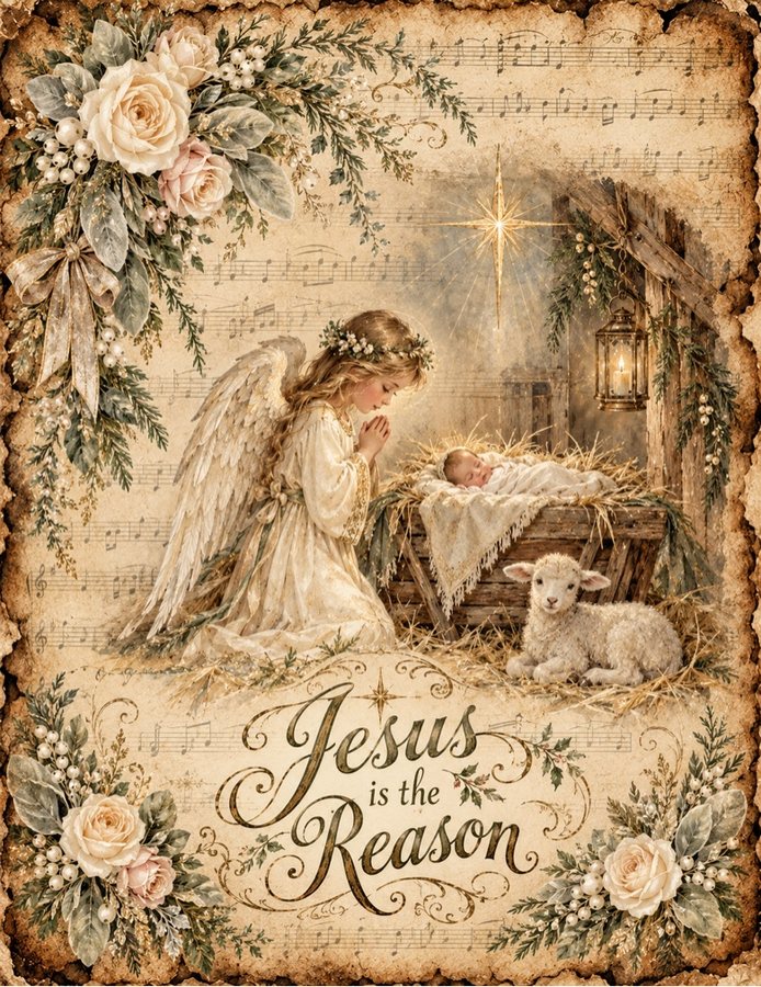 Christmas decoupage rice paper designs