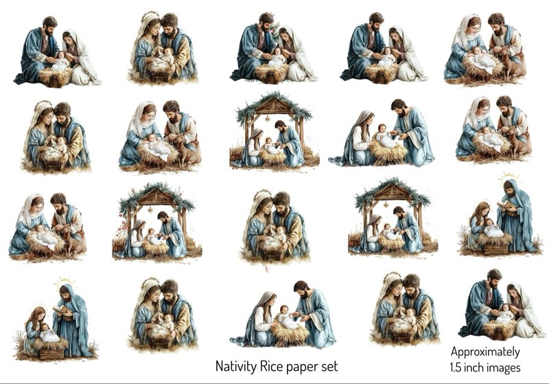 Nativity Minis — small nativity scene designs
