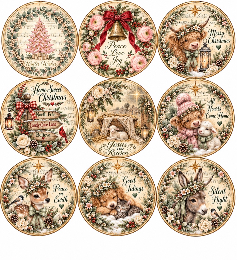 Christmas Circles — Vintage