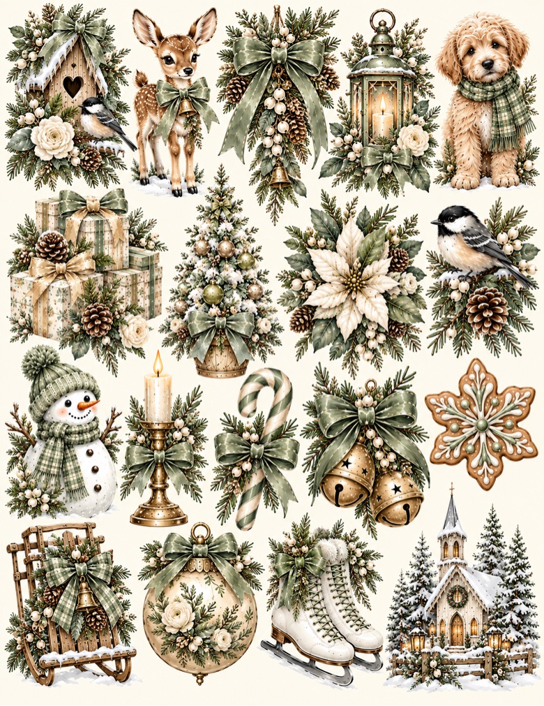Green Christmas Collection