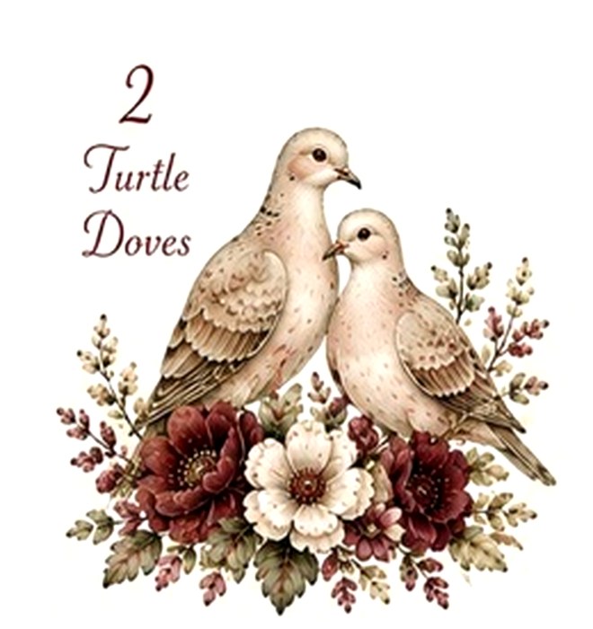 12 Days of Christmas Burgundy #2