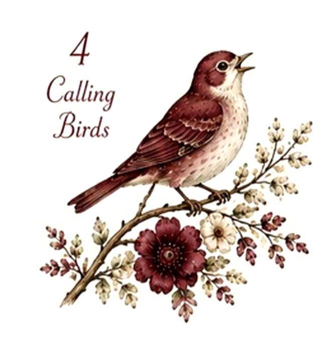 12 Days of Christmas Burgundy #4