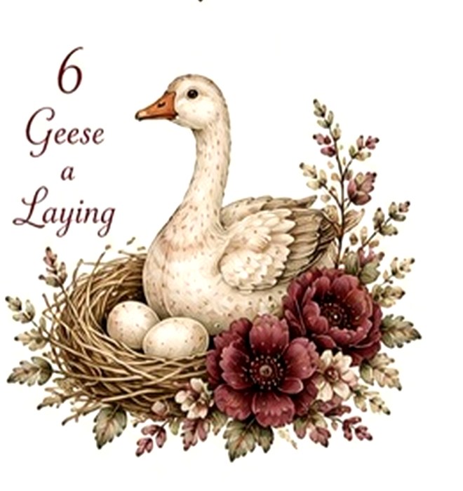 12 Days of Christmas Burgundy #6