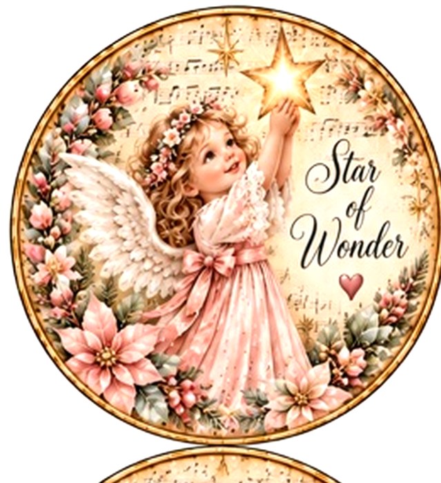 Angel Christmas Circles #1