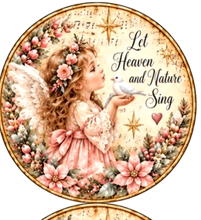 Angel Christmas Circles #3