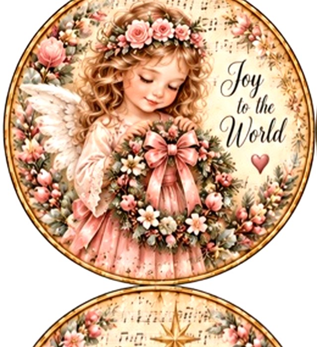 Angel Christmas Circles #4