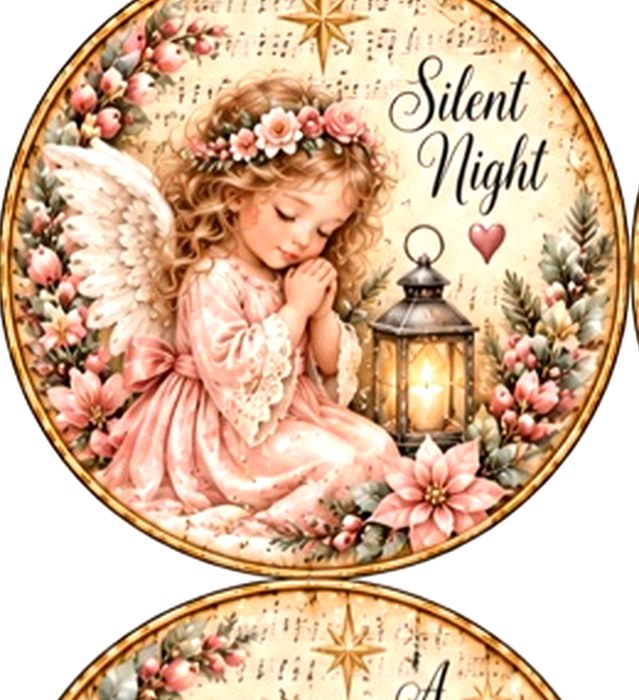 Angel Christmas Circles #5