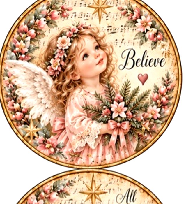 Angel Christmas Circles #6