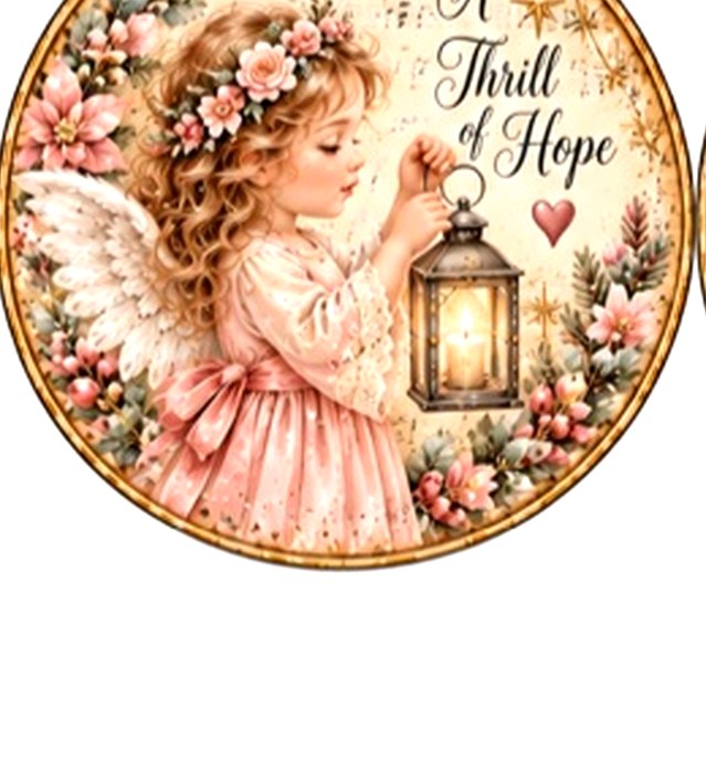 Angel Christmas Circles #8