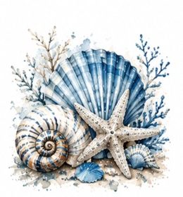 Blue Seashells #2