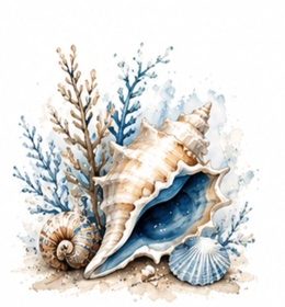 Blue Seashells #3