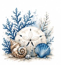 Blue Seashells #6