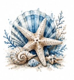 Blue Seashells #8