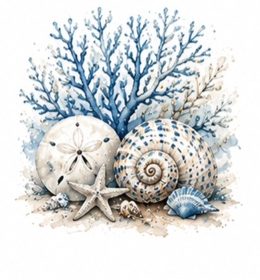 Blue Seashells #10