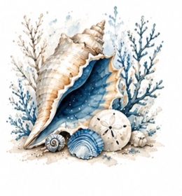 Blue Seashells #11