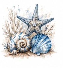 Blue Seashells #12