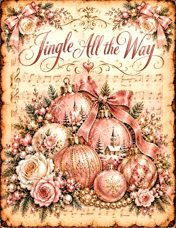 Jingle All the Way Pink