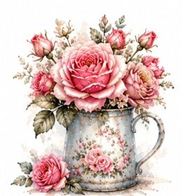 Vintage Pink Roses #1