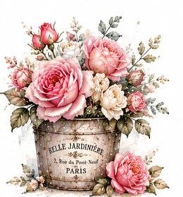 Vintage Pink Roses #3