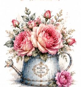 Vintage Pink Roses #4
