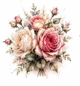 Vintage Pink Roses #11
