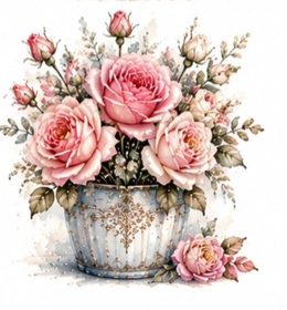 Vintage Pink Roses #12