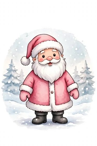Pink Santas #5