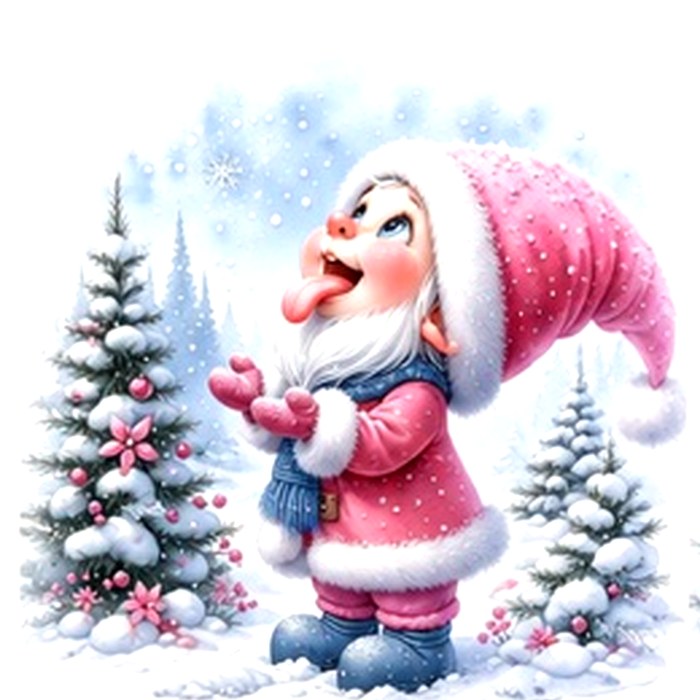 Pink Santas #1
