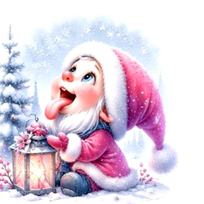 Pink Santas #3