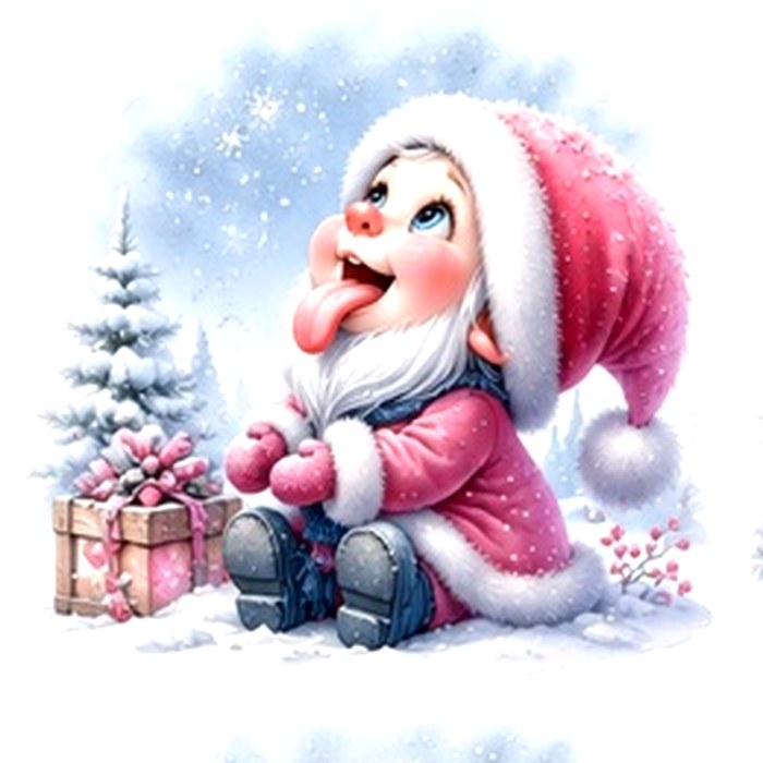 Pink Santas #7