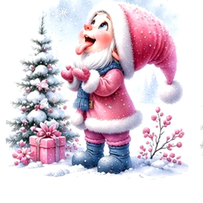 Pink Santas #10